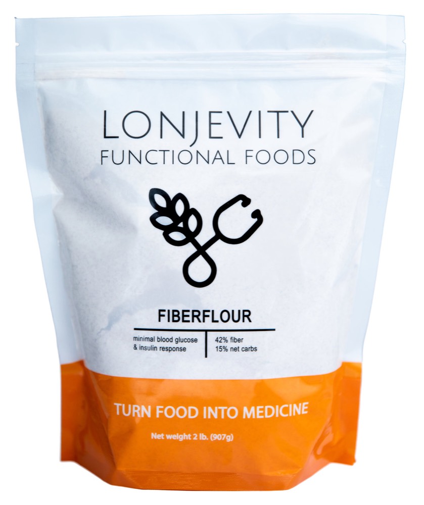 Lonjevity Functional Foods Fiberflour pouch
